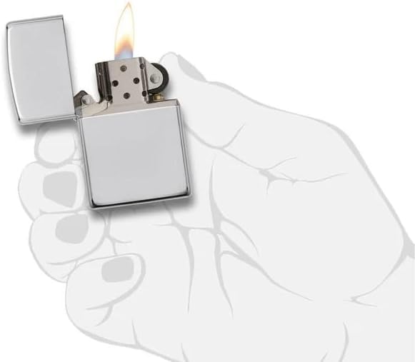 Armor Sterling Silver Zippo Lighter with High Polished Finish, # 26, New in Box