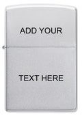 Zippo Classic Brushed Chrome Pocket Lighter - Windproof & Refillable Flip-Top Metal Lighter - Everyday Use Pocket Lighters - Luxury Lighters Made in USA